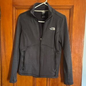 The North Face Women's Charcoal Gray Full-Zip Fleece Jacket